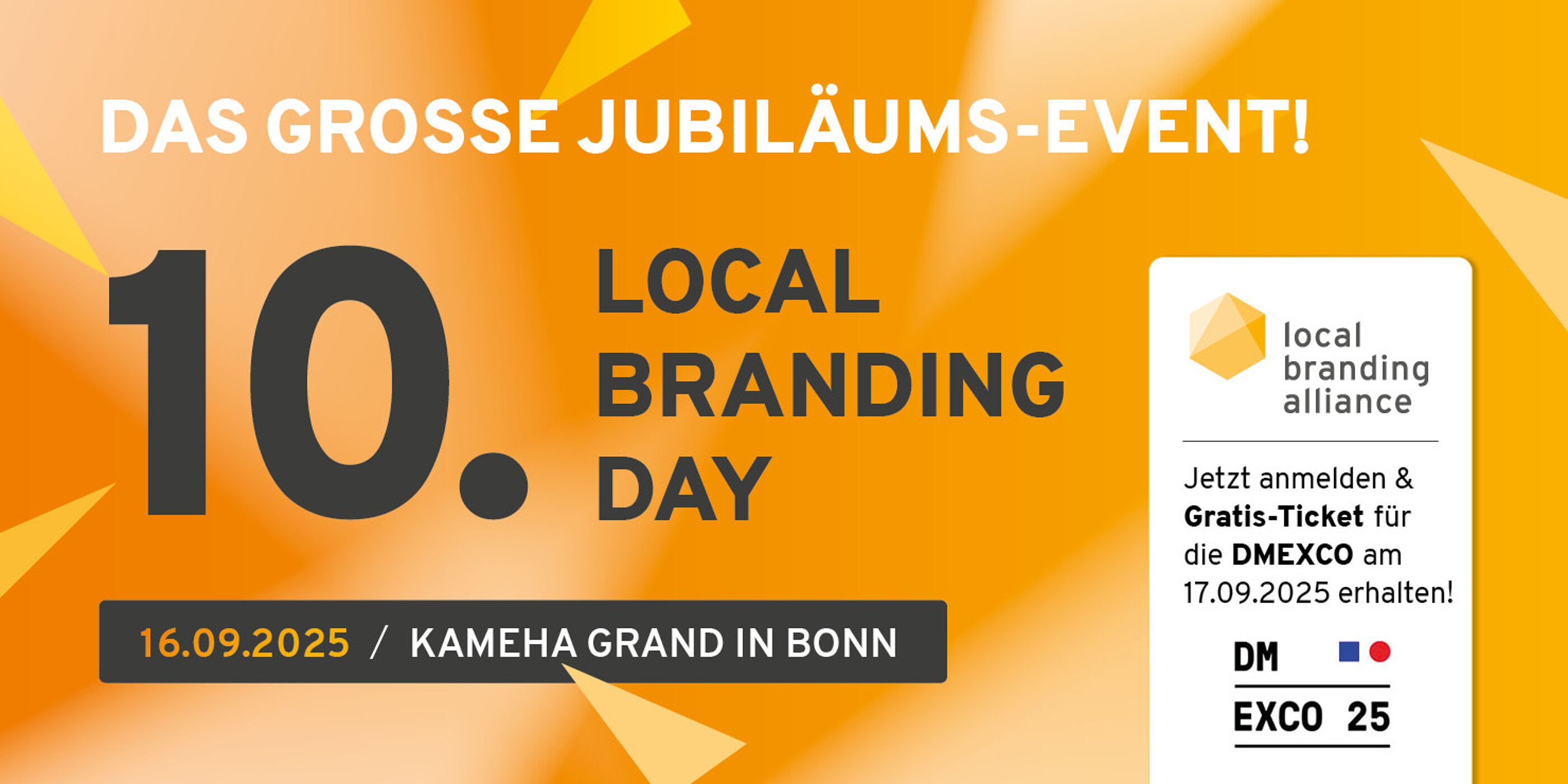 Grafik zum 10. Local Branding Day im September 2025 in Bonn