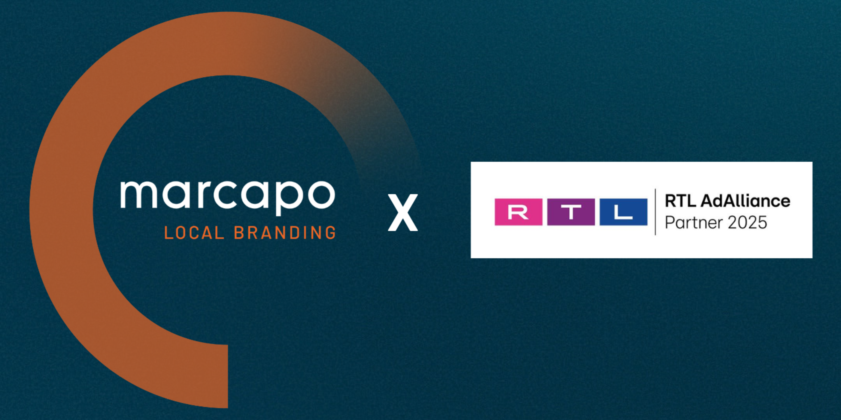 marcapo Logo und RTL AdAlliance Partner Badge 2025
