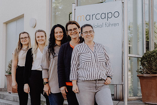 Team der Personalabteilung von marcapo in Ebern