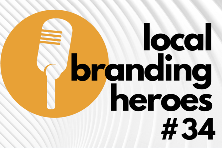 Local Branding Heroes Podcast Cover von Folge 34 mit Michael Rebstock